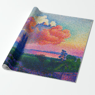 De Roze Wolk (1896) schilderij Cadeaupapier