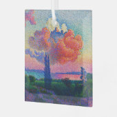  De Roze Wolk (1896) schilderij Glas Ornament (Voorkant links)