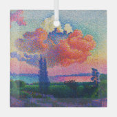  De Roze Wolk (1896) schilderij Glas Ornament (Voorkant)