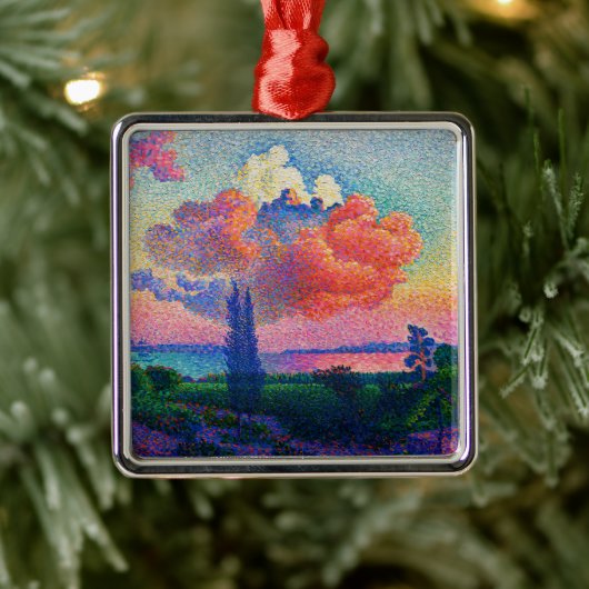  De Roze Wolk (1896) schilderij Metalen Ornament (Boom)