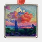  De Roze Wolk (1896) schilderij Metalen Ornament (Voorkant)