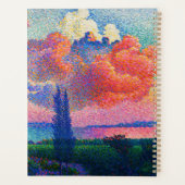De Roze Wolk (1896) schilderij Planner (Achterkant)