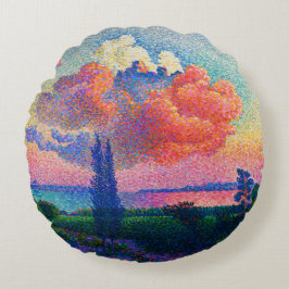  De Roze Wolk (1896) schilderij Rond Kussen