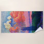 De Roze Wolk (1896) schilderij Strandlaken (Voorkant)