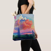  De Roze Wolk (1896) schilderij Tote Bag (Dichtbij)