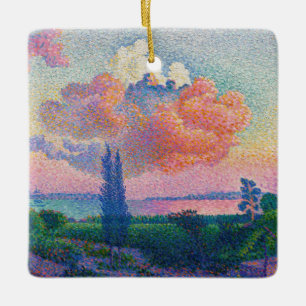 De roze wolk, schilderij van Henri-Edmond Cross Keramisch Ornament