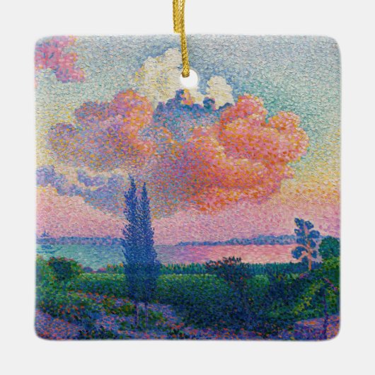 De roze wolk, schilderij van Henri-Edmond Cross Keramisch Ornament (Voorkant)