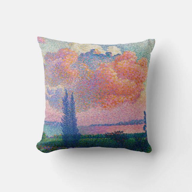 De roze wolk, schilderij van Henri-Edmond Cross Kussen (Voorkant)