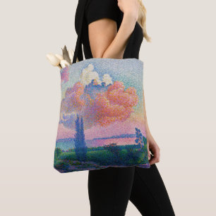 De roze wolk, schilderij van Henri-Edmond Cross Tote Bag
