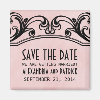 De roze  Zwemelen sparen de Magnet van de Datum