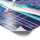 De Rozen en het nachtArt Deco Foto Afdruk (Hoek)