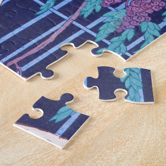 De Rozen en het nachtArt Deco Legpuzzel (Zijkant)