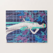 De Rozen en het nachtArt Deco Legpuzzel (Horizontaal)