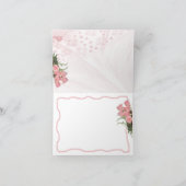 De rozen & het Kant passen voor om het even welke Bedankkaart (Binnen)