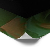 De Rozen stoppen en ruwen - afdrukken Poster (Hoek)