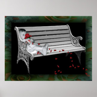 De Rozen stoppen en ruwen - afdrukken Poster