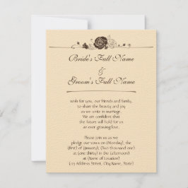 De Rozen van de room en van de Koffie Kaart