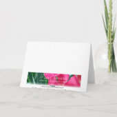 De Rozen van de thee van de Tuin Kaart (Achterkant)