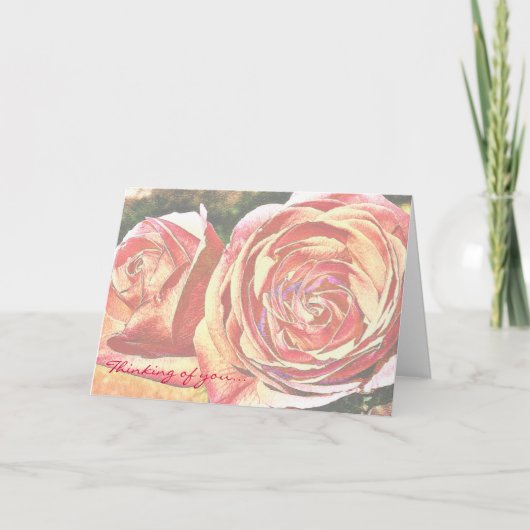 De Rozen van de thee van de Tuin Kaart (Voorkant)