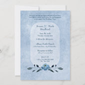 De Rozen van de Uitnodiging van de Wed van de Vern (Achterkant)