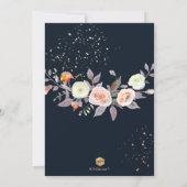 De Rozen van de Waterverf Peaches+Cream sparen de  Kaart (Achterkant)