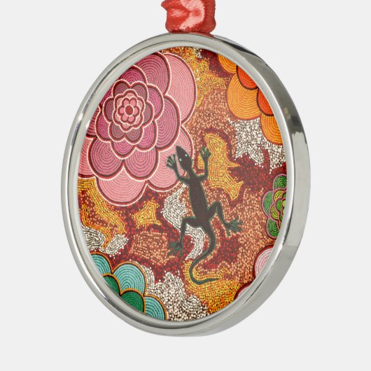 De rozen van de woestijn metalen ornament (Links)