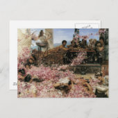 De Rozen van Heliogabalus, 1888 Briefkaart (Voorkant / Achterkant)