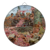 De Rozen van Heliogabalus (Oude Romeinse Luxe) Dartbord (Voorkant)