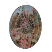 De Rozen van Heliogabalus (Oude Romeinse Luxe) Dartbord (Voorkant Links)