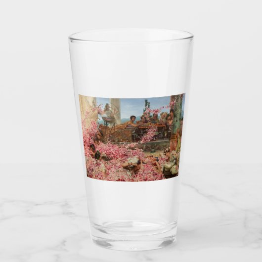 De Rozen van Heliogabalus (Oude Romeinse Luxe) Glas (Voorkant)
