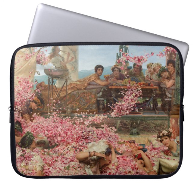 De Rozen van Heliogabalus (Oude Romeinse Luxe) Laptop Sleeve (Voorkant)