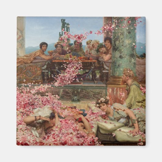 De Rozen van Heliogabalus (Oude Romeinse Luxe) Magneet (Voorkant)