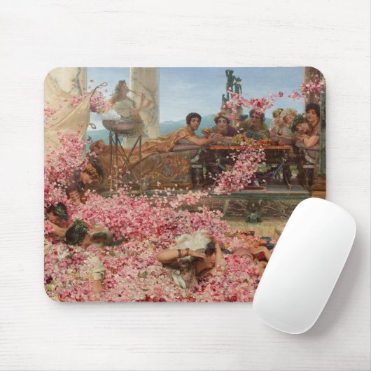 De Rozen van Heliogabalus (Oude Romeinse Luxe) Muismat (Met muis)