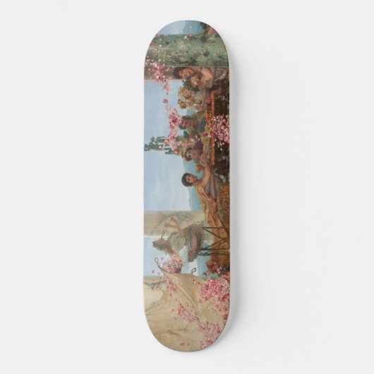 De Rozen van Heliogabalus (Oude Romeinse Luxe) Persoonlijk Skateboard (Voorkant)