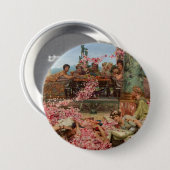 De Rozen van Heliogabalus (Oude Romeinse Luxe) Ronde Button 7,6 Cm (Voorkant /achterkant)
