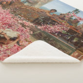 De Rozen van Heliogabalus (Oude Romeinse Luxe) Sherpa Deken (3/4)