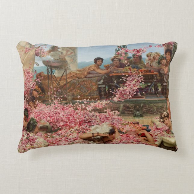 De Rozen van Heliogabalus Sir Lawrence Alma-Tadema Accent Kussen (Voorkant)