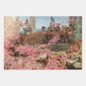 De Rozen van Heliogabalus Sir Lawrence Alma-Tadema Inpakpapier Vel (Voorkant 3)