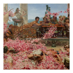 De Rozen van Heliogabalus Sir Lawrence Alma-Tadema Perfect Poster