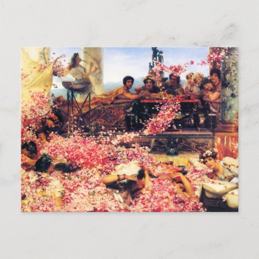 De Rozen van het Briefkaart Heliogabalus (Voorkant)