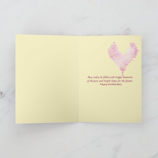 De Rozen van het Jubileum van het huwelijk in mome Kaart (Binnen)