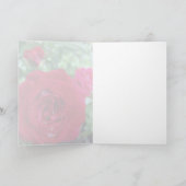 De Rozen van het Thee zijn leeg om aan Personalise Kaart (Binnen)