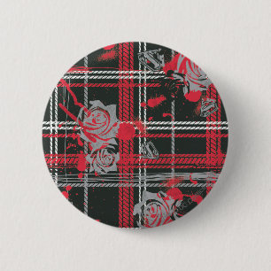 De Rozen van Supergirl Ronde Button 5,7 Cm
