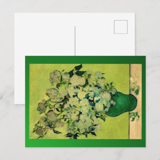 De Rozen van Vincent Van Gogh Briefkaart (Voorkant / Achterkant)