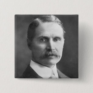 De Rt Hon Andrew Bonar Law M.P. Vierkante Button 5,1 Cm