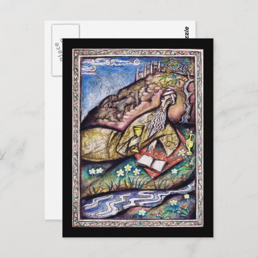 De Rubaiyat van Omar Khayyam Briefkaart (Voorkant / Achterkant)