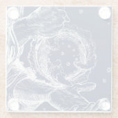 De Rubaiyat van Omar Khayyam Creatie Glazen Onderzetter (Achterkant)