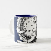 De Rubaiyat van Omar Khayyam Creatie Tweekleurige Koffiemok (Voorkant links)