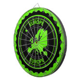 De rubberzegel van Europa Dartbord (Voorkant Rechts)