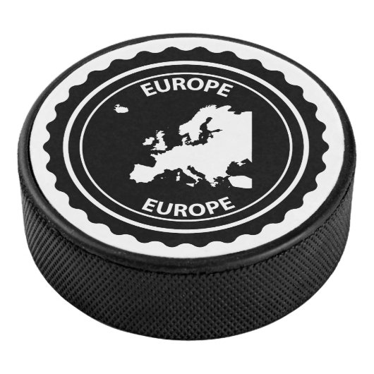 De rubberzegel van Europa Hockey Puck (3/4)